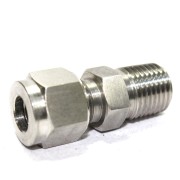 SS Male Connector Compression Double Ferrule OD Fitting Stainless Steel 304